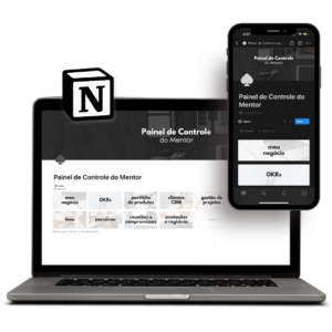 Painel de Controle do Mentor - Template Notion - Irwin Ronacher